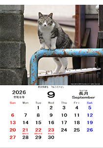 カレンダー９月